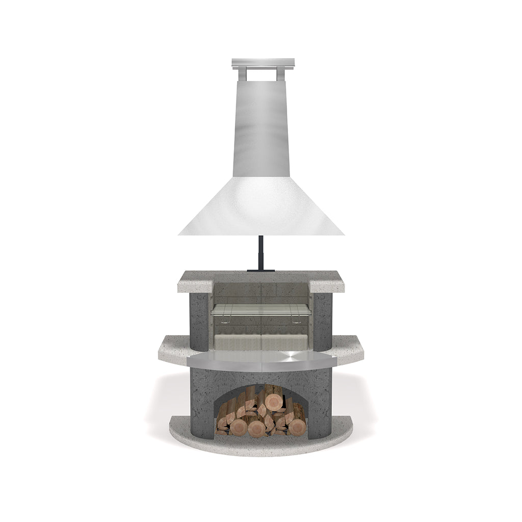 Buschbeck Zurich Masonry Barbecue - Hog the Oven