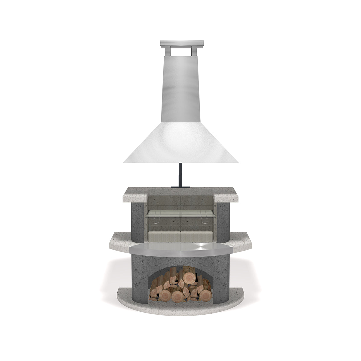 Buschbeck Zurich Masonry Barbecue - Hog the Oven