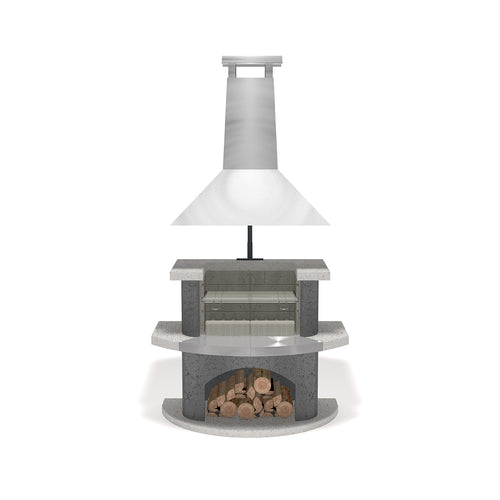 Buschbeck Zurich Masonry Barbecue - Hog the Oven