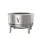 Masuria Wild Alpha 800 Smokeless Fire Pit – Silver - Hog the Oven