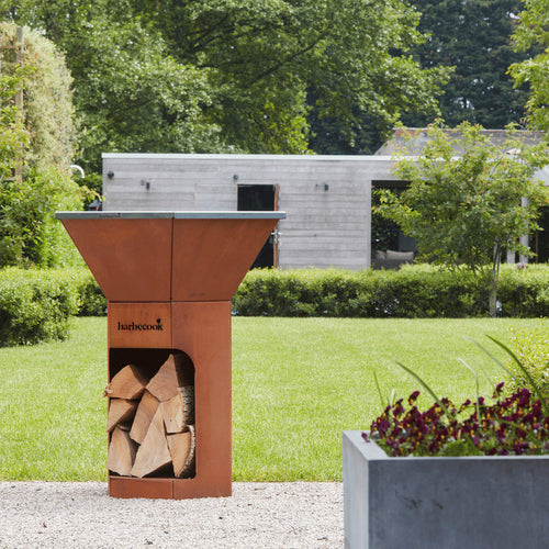 Barbecook Nestor Original Corten Steel Wood-Fired Grill - Hog the Oven