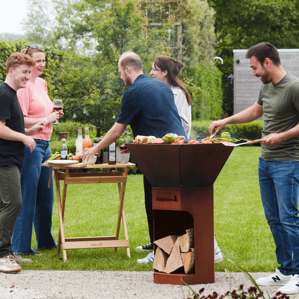 Barbecook Nestor Original Corten Steel Wood-Fired Grill - Hog the Oven