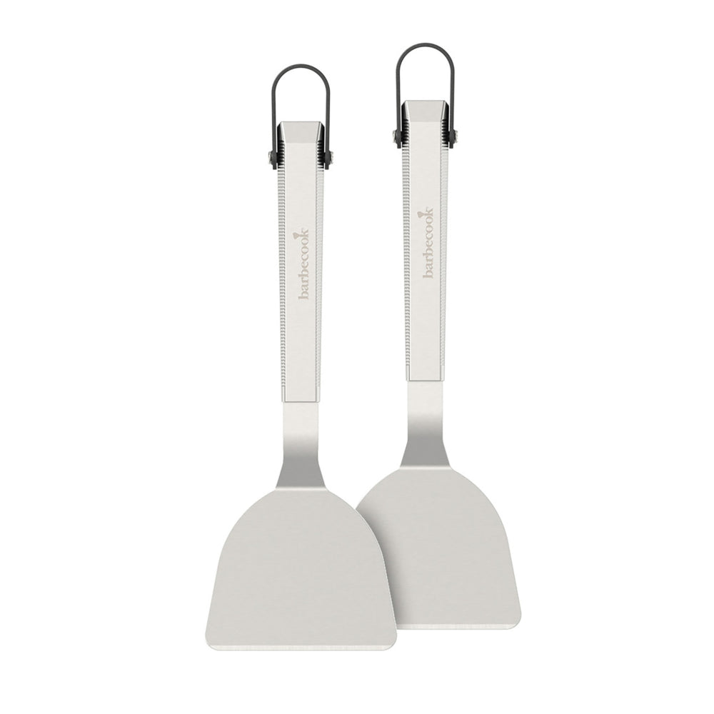 Premium set of 2 plancha spatulas - Hog the Oven