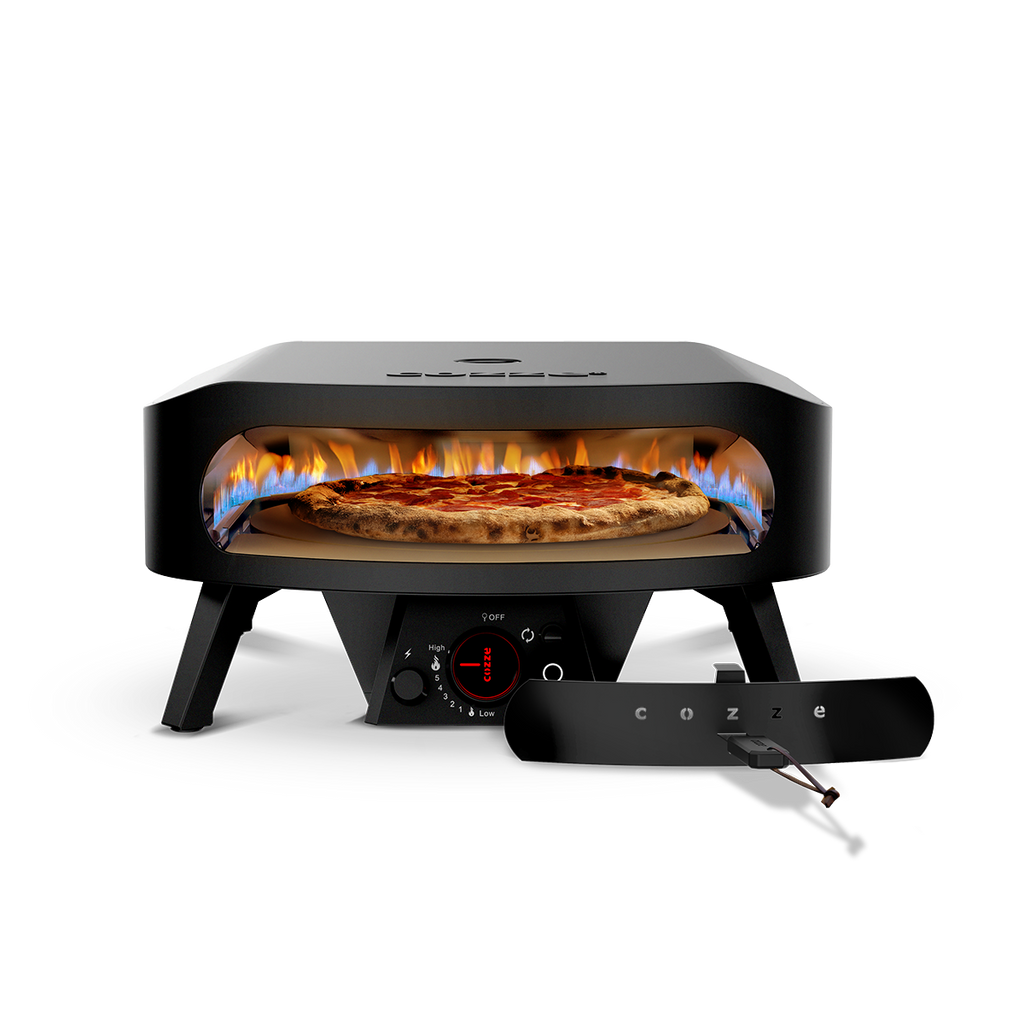 Cozze 17" Rotate Gas Pizza Oven Black Edition - Hog the Oven