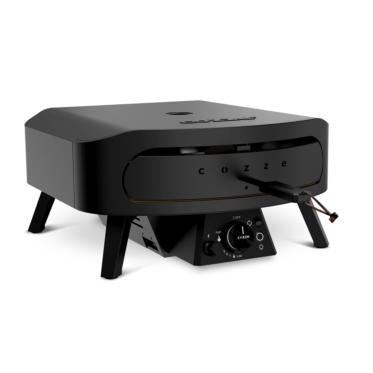Cozze 17" Rotate Gas Pizza Oven Black Edition - Hog the Oven