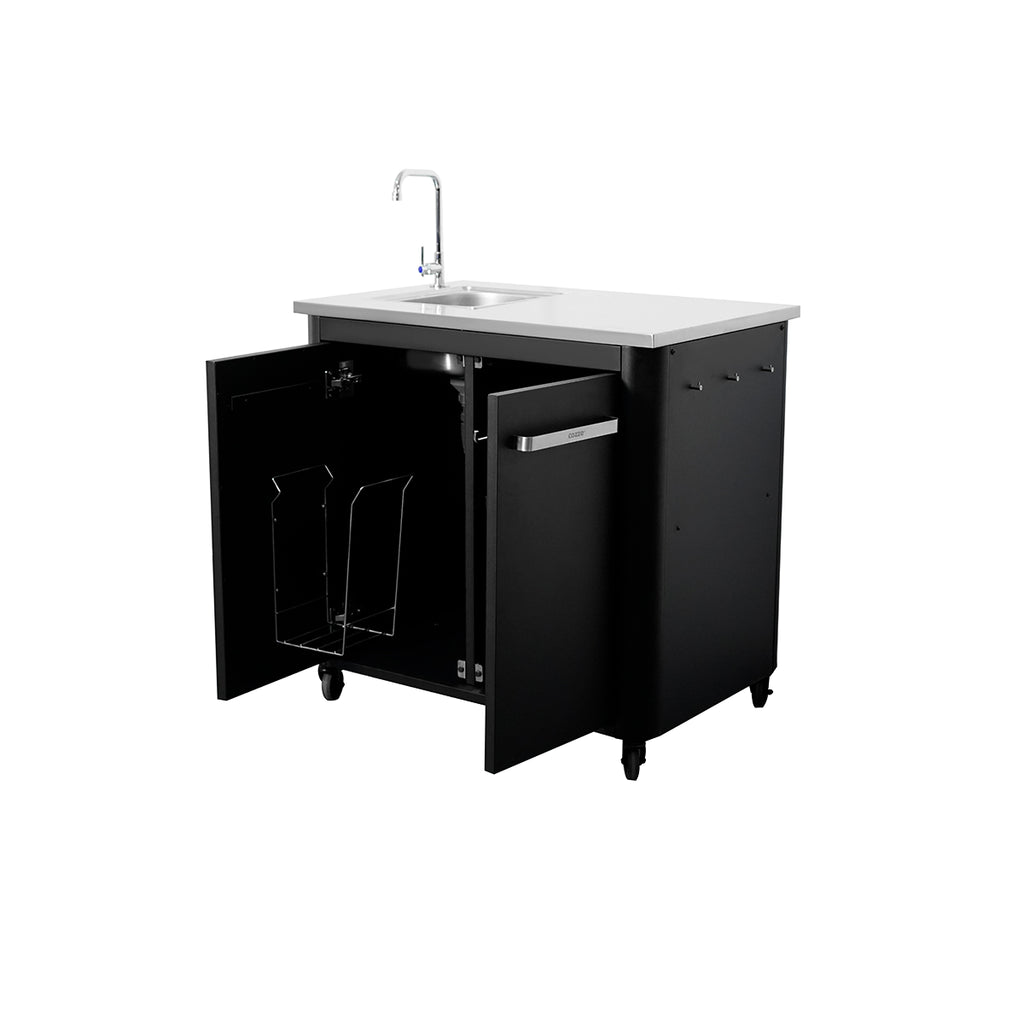 Cozze Outdoor Kitchen 90 with Sink - Hog the Oven