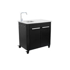 Cozze Outdoor Kitchen 90 with Sink - Hog the Oven