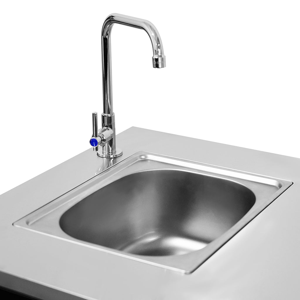 Cozze Outdoor Kitchen 90 with Sink - Hog the Oven