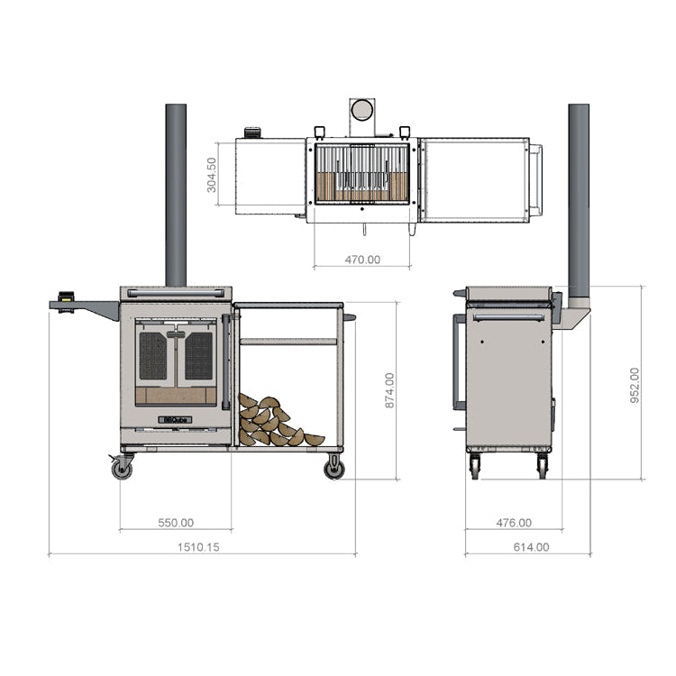 BBQube Heater Barbecue - Hog the Oven