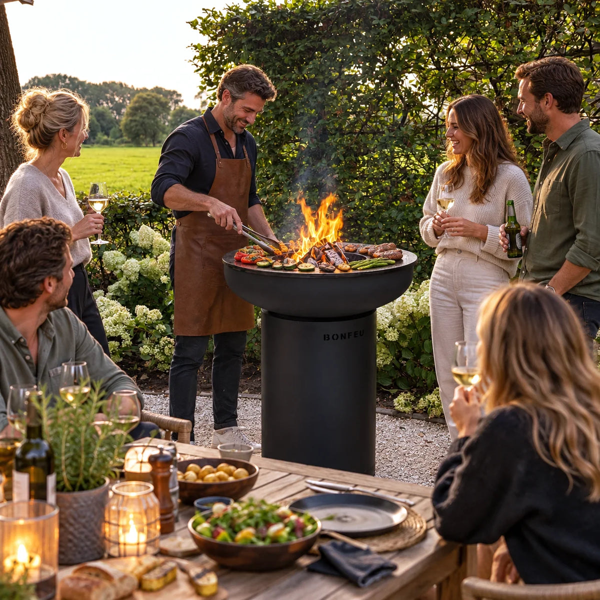 BonFeu BonBiza Fire Bowl and Plancha