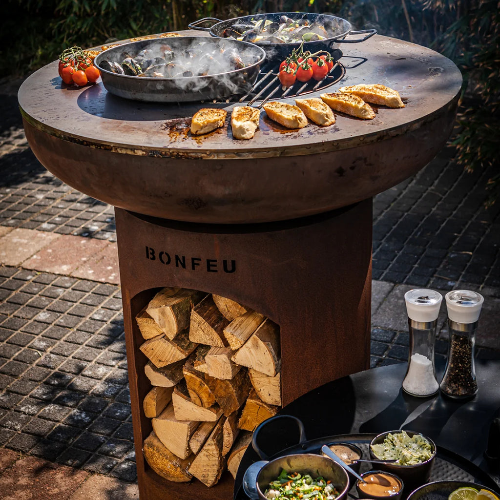 BonFeu BonBiza Open Fire Bowl and Plancha
