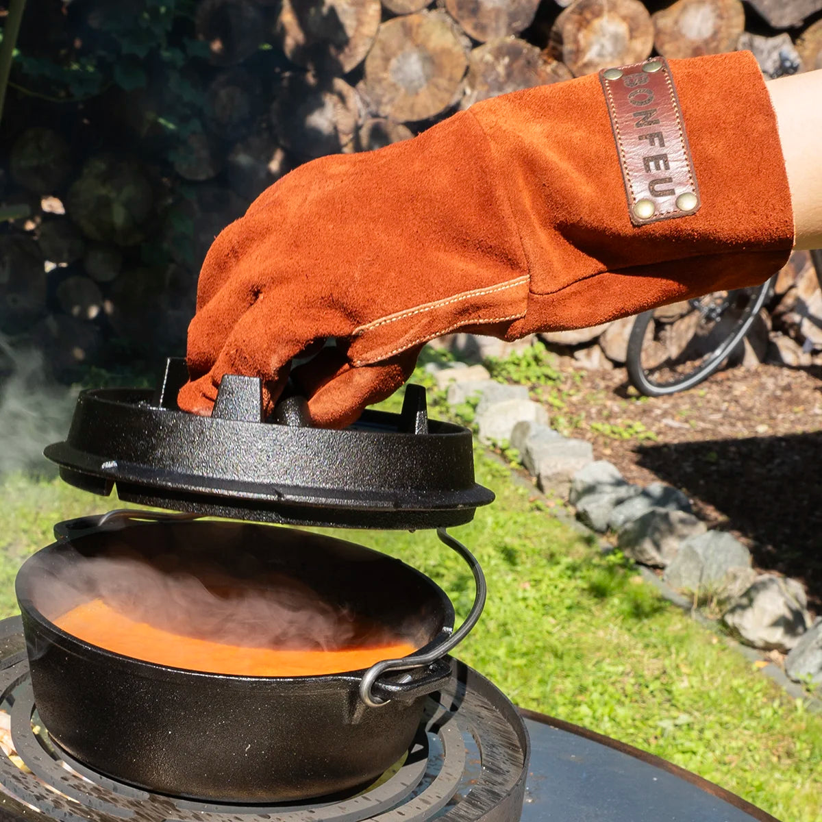 BonFeu Suede Gloves (pair) - Hog the Oven