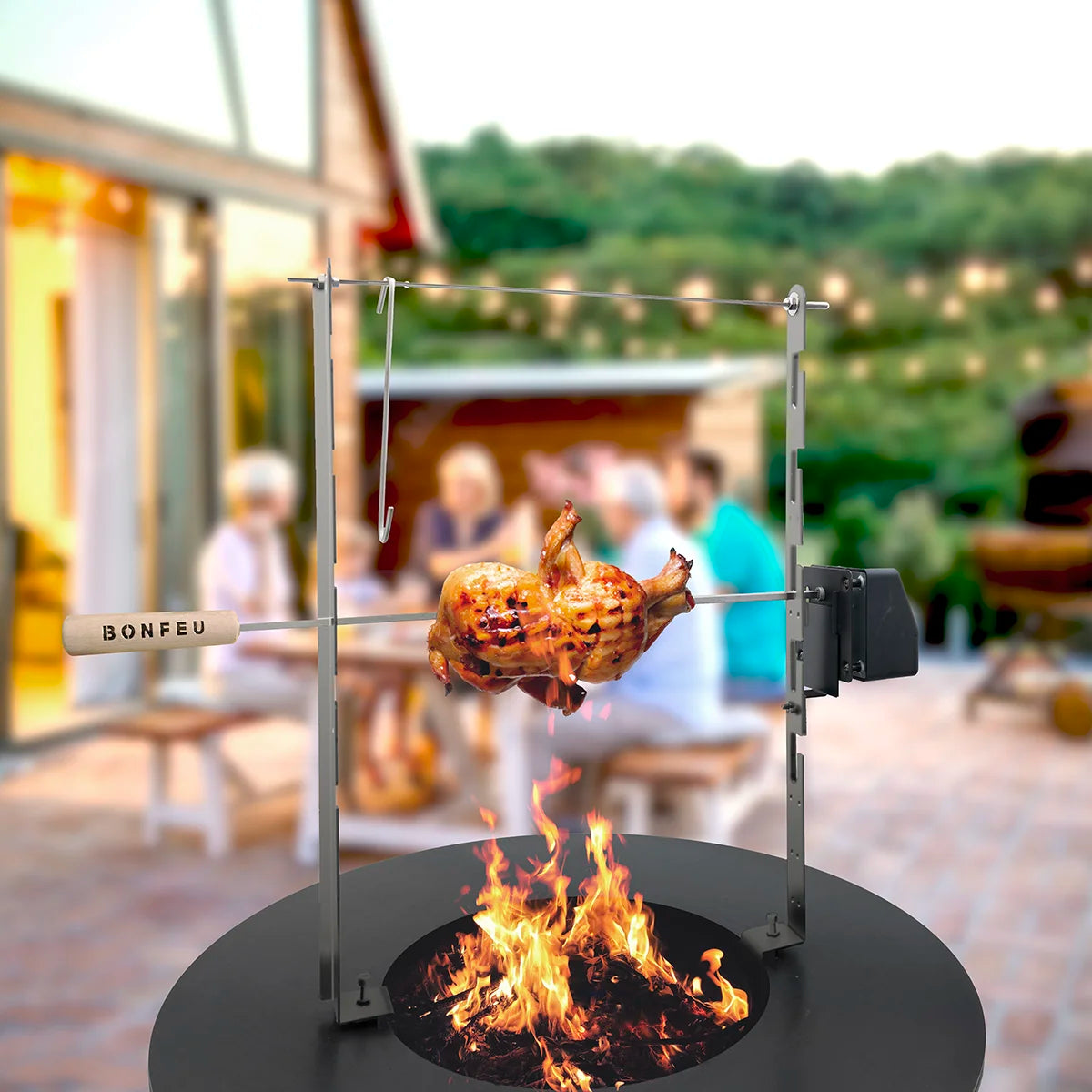 BonFeu Rotisserie Set with Motor - Hog the Oven