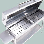 GrillSymbol Charcoal Grill Chef XL Silver - Hog the Oven