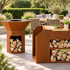 Barbecook Buddy Corten Steel Workstation - Hog the Oven