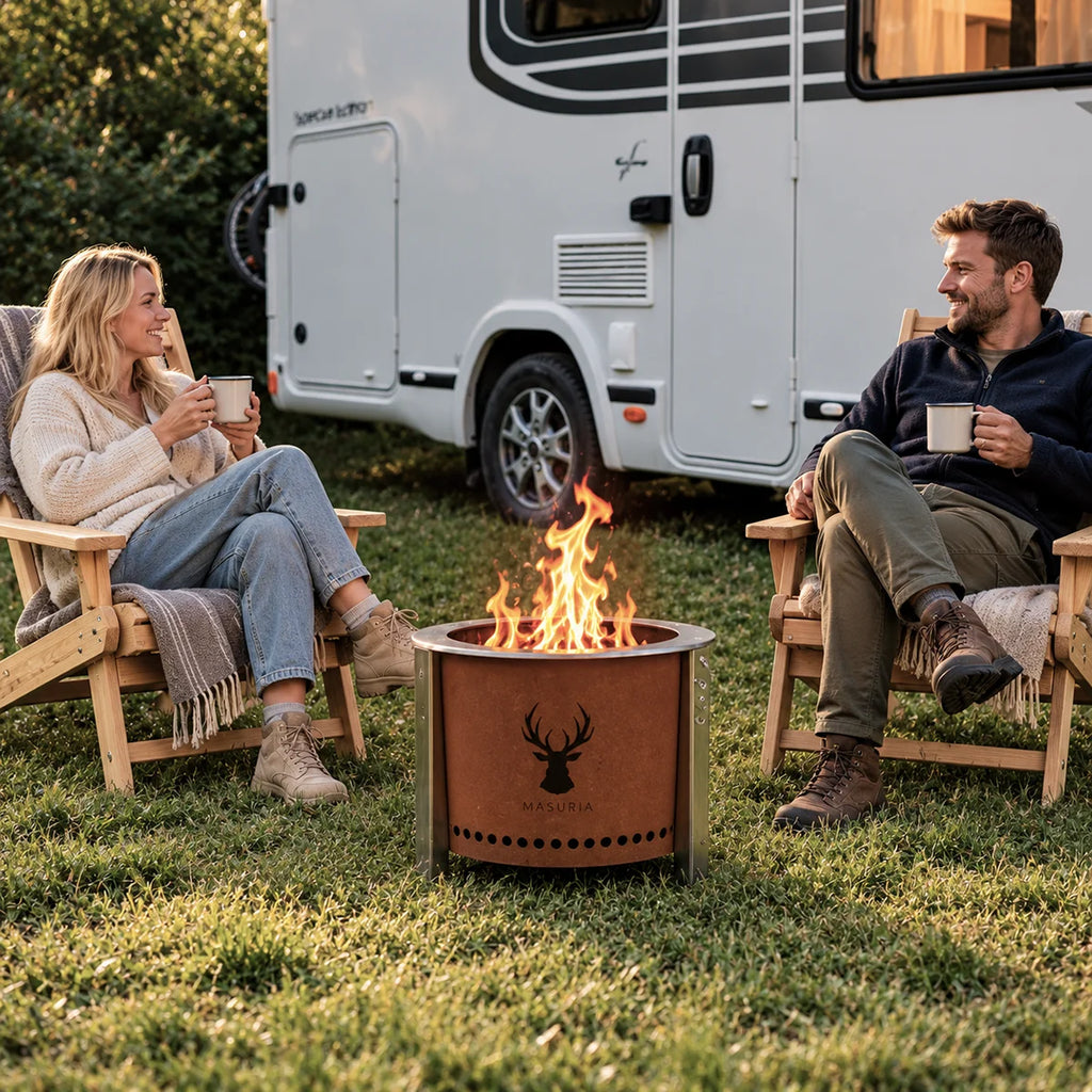 Masuria Wild Alpha Camp 400 Smokeless Fire Pit - Hog the Oven