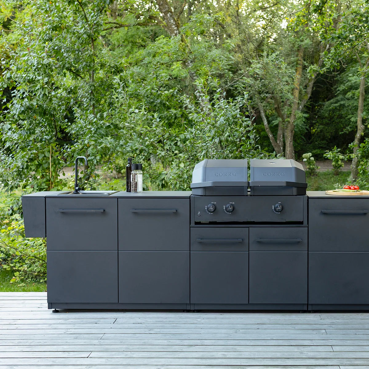 Cozze Elements Kitchen Unit with Sink - Hog the Oven