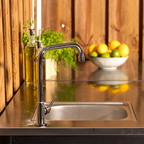 Cozze Outdoor Kitchen 90 with Sink - Hog the Oven
