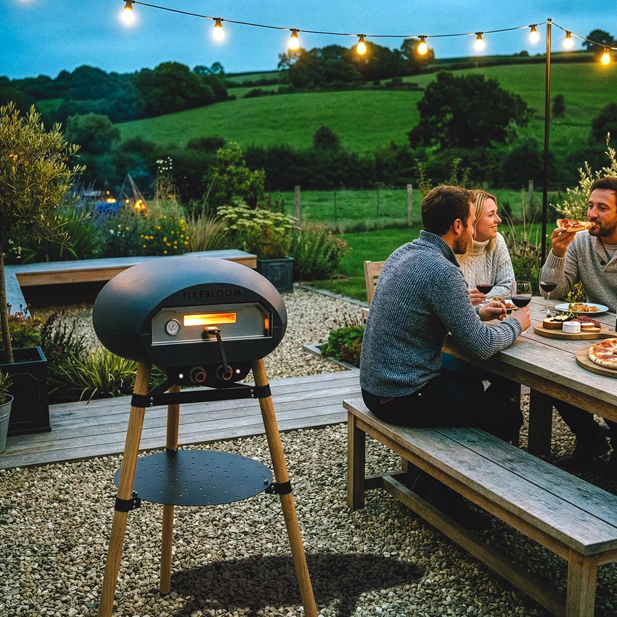 Firebloom EP02 Freestanding Electric Pizza Oven - Hog the Oven