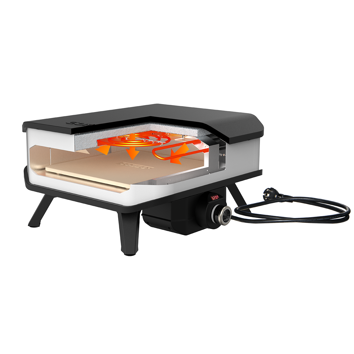 Cozze 17" Standard Electric Pizza Oven - Hog the Oven