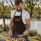 BonFeu Leather Apron - Hog the Oven