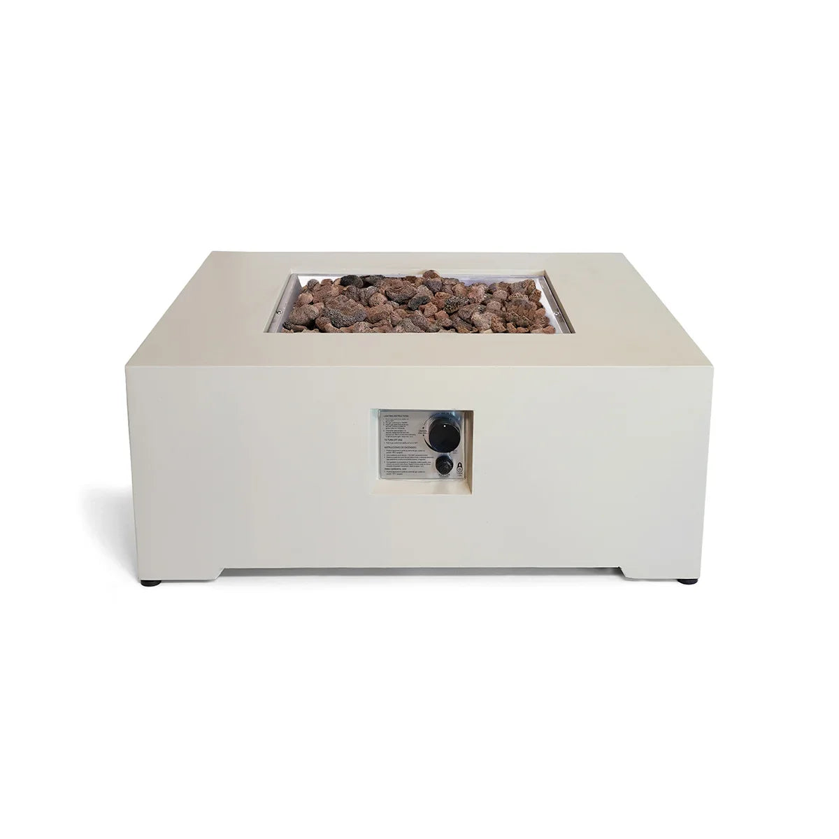 Happy Cocooning Estate Square 88 Gas Fire Table - Hog the Oven