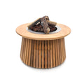 Happy Cocooning Lagune Teak 60 Gas Fire Table - Hog the Oven