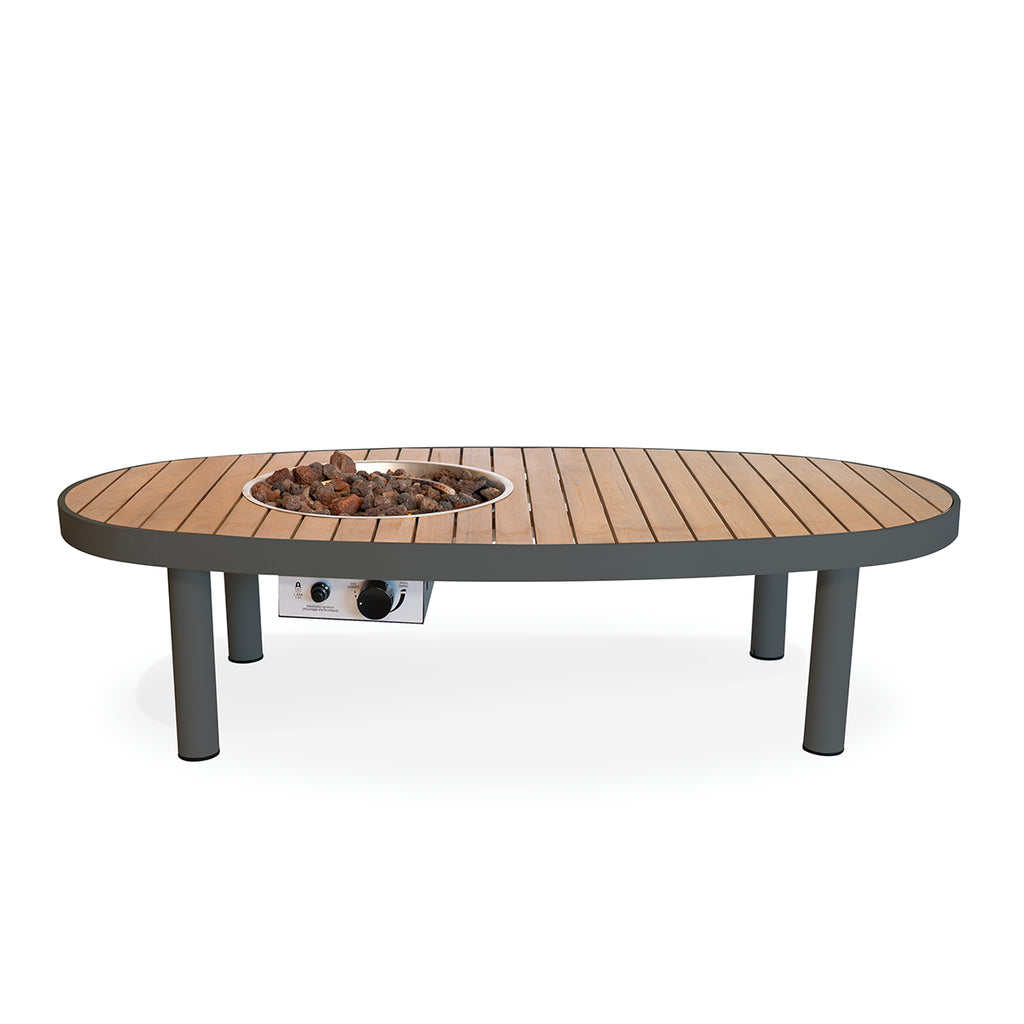 Happy Cocooning Riviera 140 Gas Fire Table - Hog the Oven