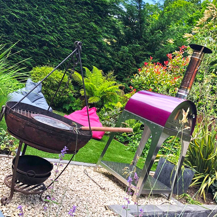 Igneus Classico Wood Fired Pizza Oven - Aubergine - Hog the Oven