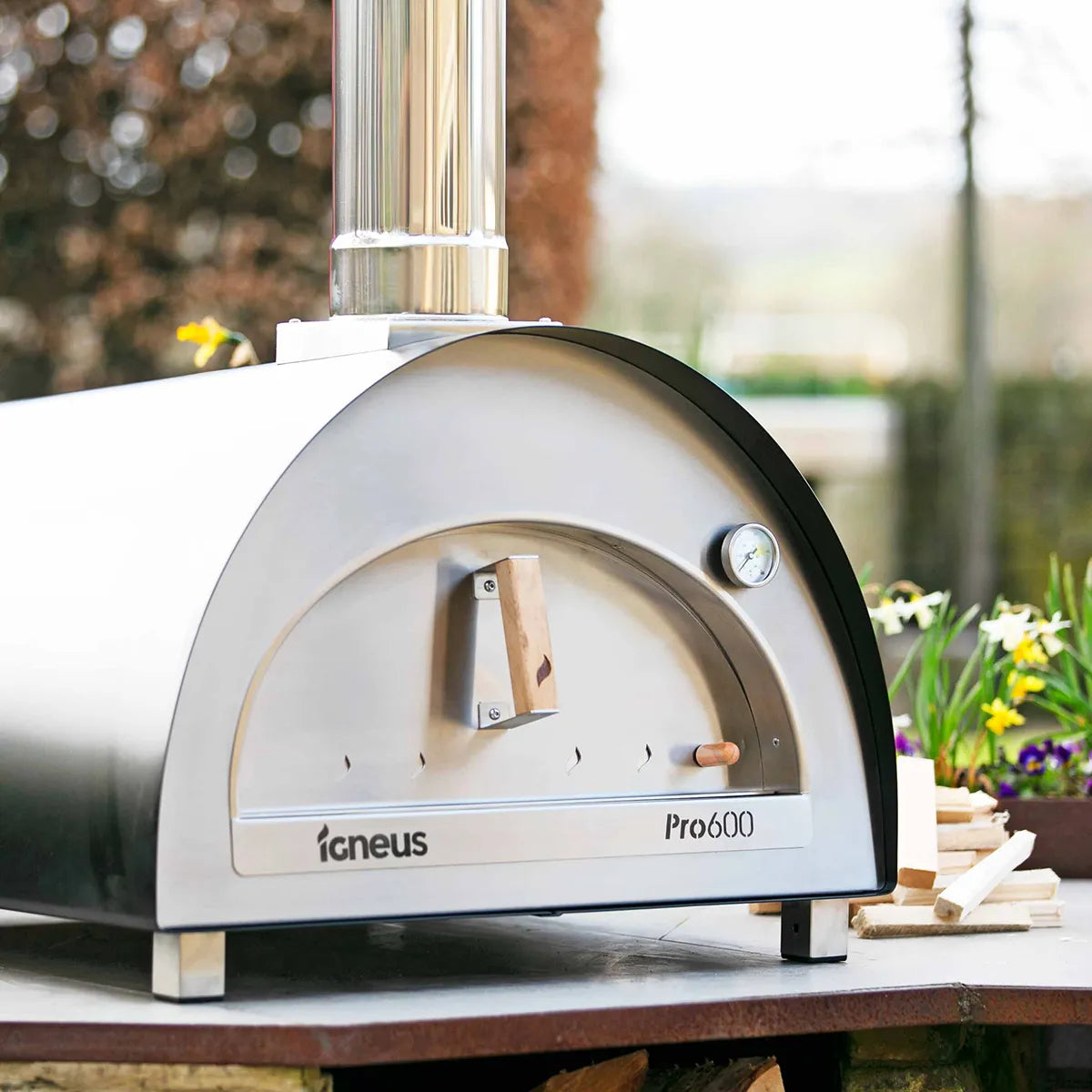 Igneus Pro 600 Wood Fired Pizza Oven - Red - Hog the Oven