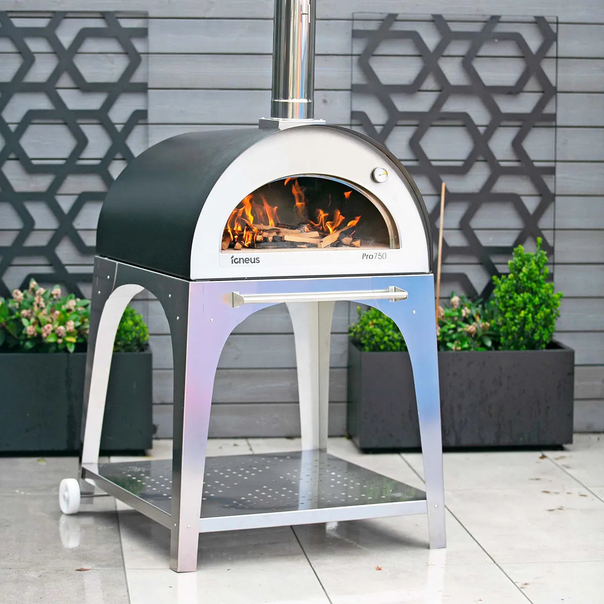 Igneus Pro 750 Wood Fired Pizza Oven - Red - Hog the Oven