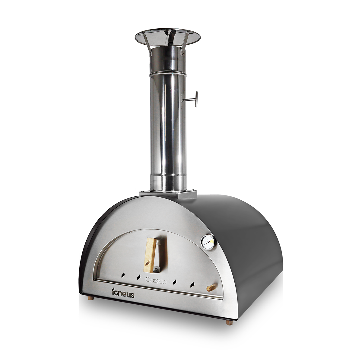 Igneus Classico Wood Fired Pizza Oven - Aubergine - Hog the Oven