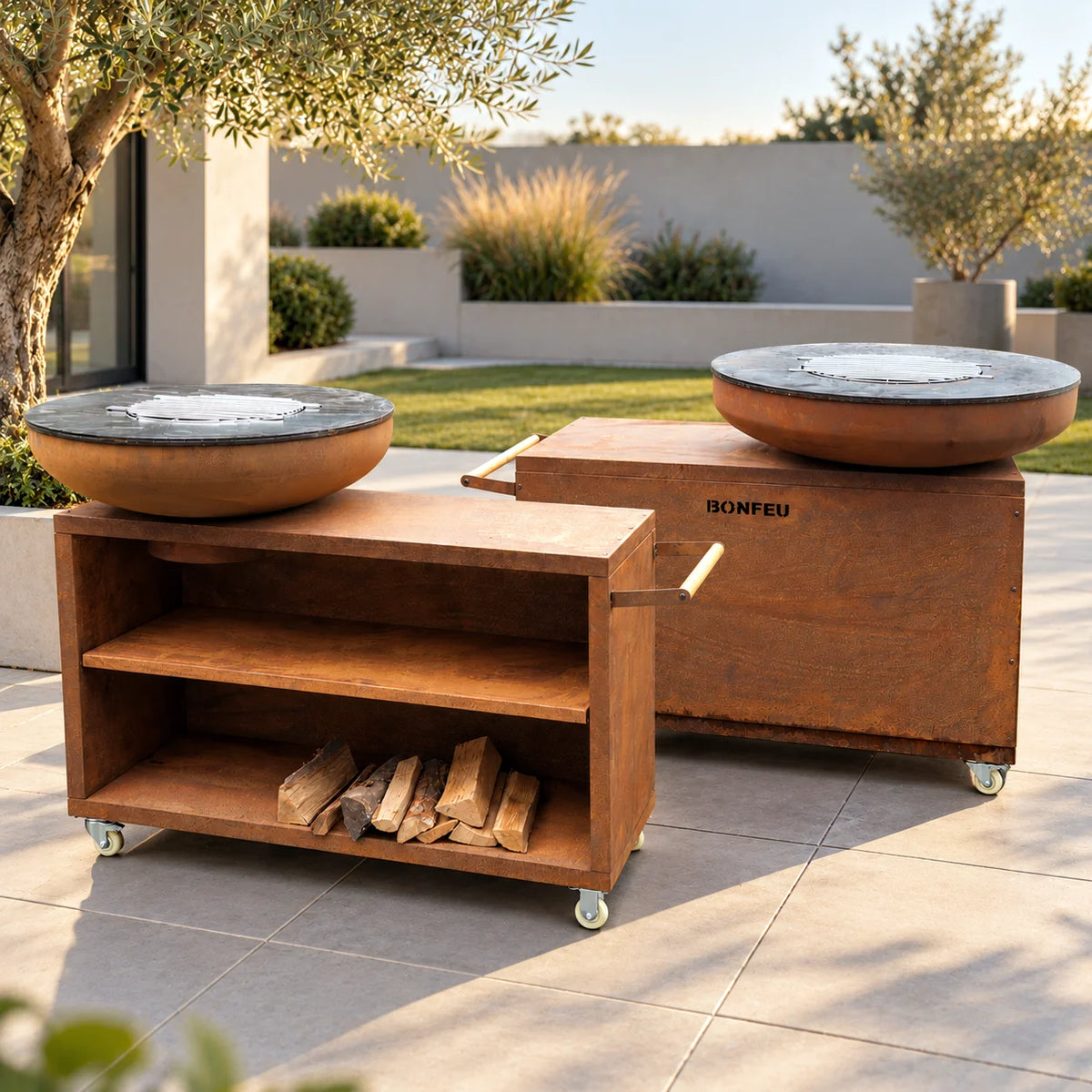 BonFeu BonBiza Island Outdoor Kitchen - Hog the Oven