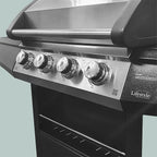 Grenada 4+1 Gas Burner BBQ Grill - Hog the Oven