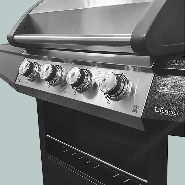 Grenada 4+1 Gas Burner BBQ Grill - Hog the Oven