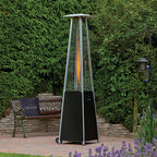 Tahiti II Pyramid Flame Heater - Hog the Oven