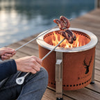 Masuria Wild Alpha Camp 400 Smokeless Fire Pit - Hog the Oven