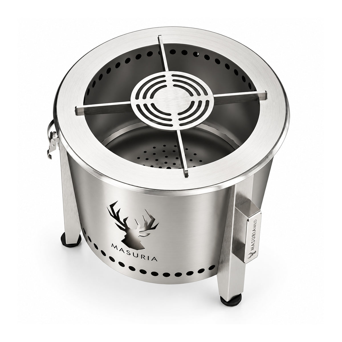 Masuria Wild Alpha Camp 400 Smokeless Fire Pit - Hog the Oven