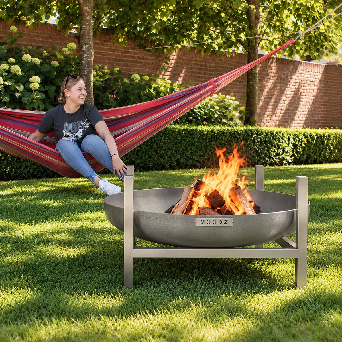 MOODZ Square Fire Bowl Frame - Hog the Oven