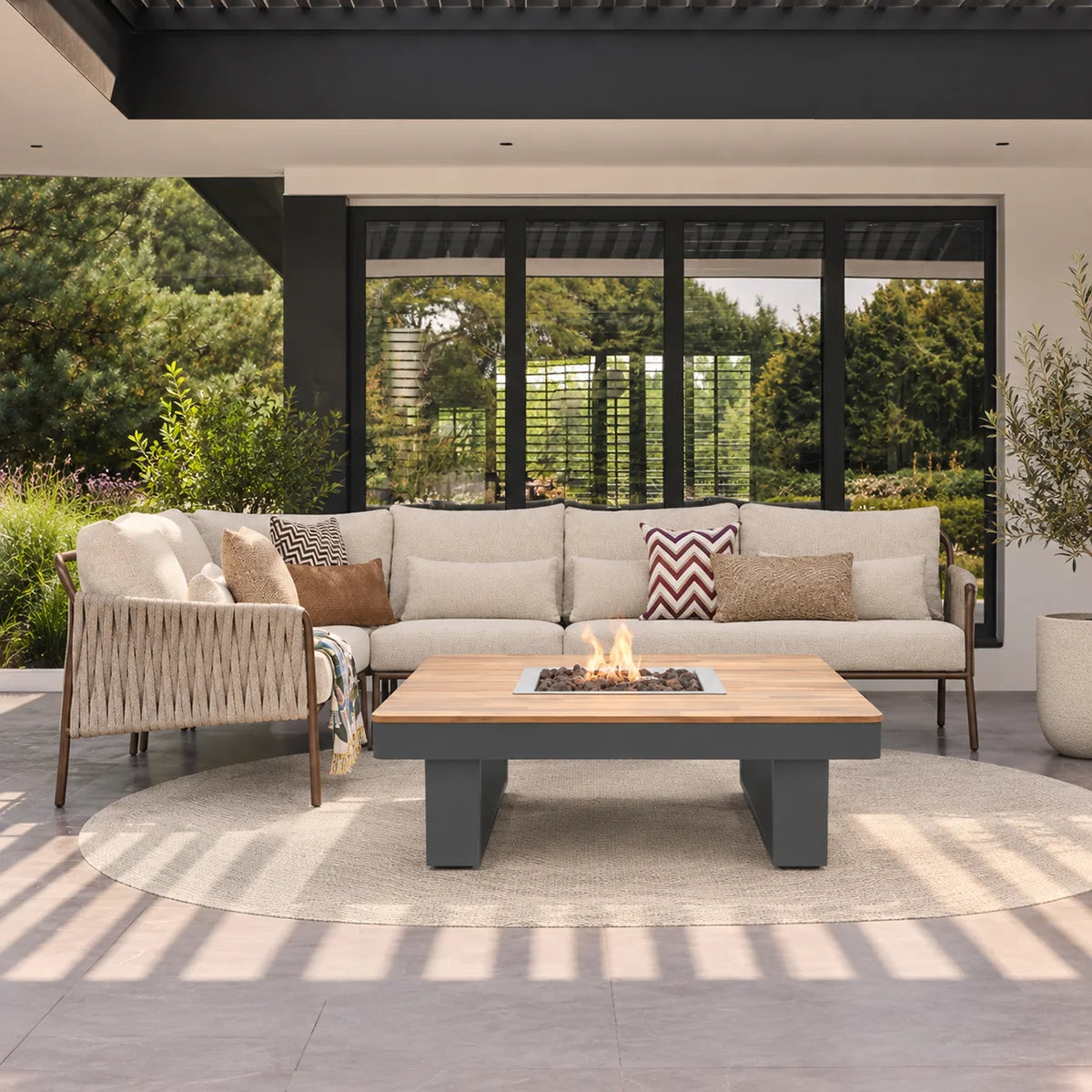 Happy Cocooning Horizon 95 Gas Fire Table - Hog the Oven