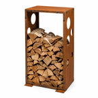 GrillSymbol WoodStock Corten Steel Firewood Rack - Hog the Oven