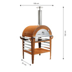 GrillSymbol Wood Fired Pizza Oven with Stand Pizzo-Set - Hog the Oven