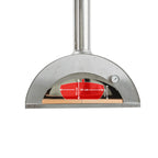 GrillSymbol Wood Fired Pizza Oven with Stand and Side Table Pizzo-XL-Set-inox - Hog the Oven