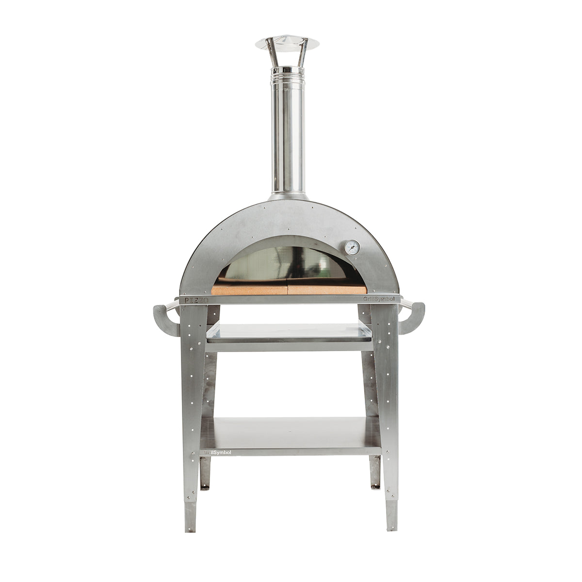 GrillSymbol Wood Fired Pizza Oven with Stand Pizzo-set-inox - Hog the Oven
