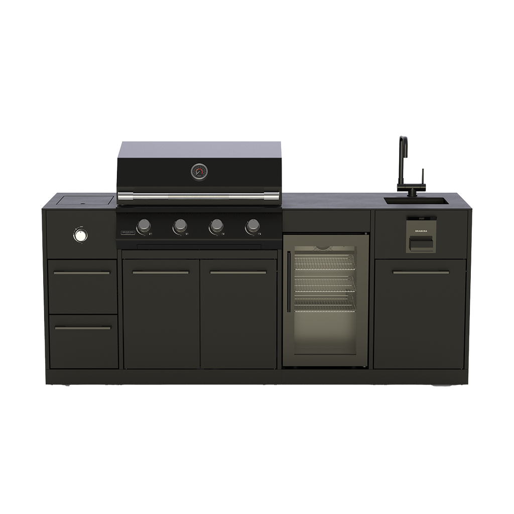 Brabura Lite Series 400 Compact Kitchen - Hog the Oven