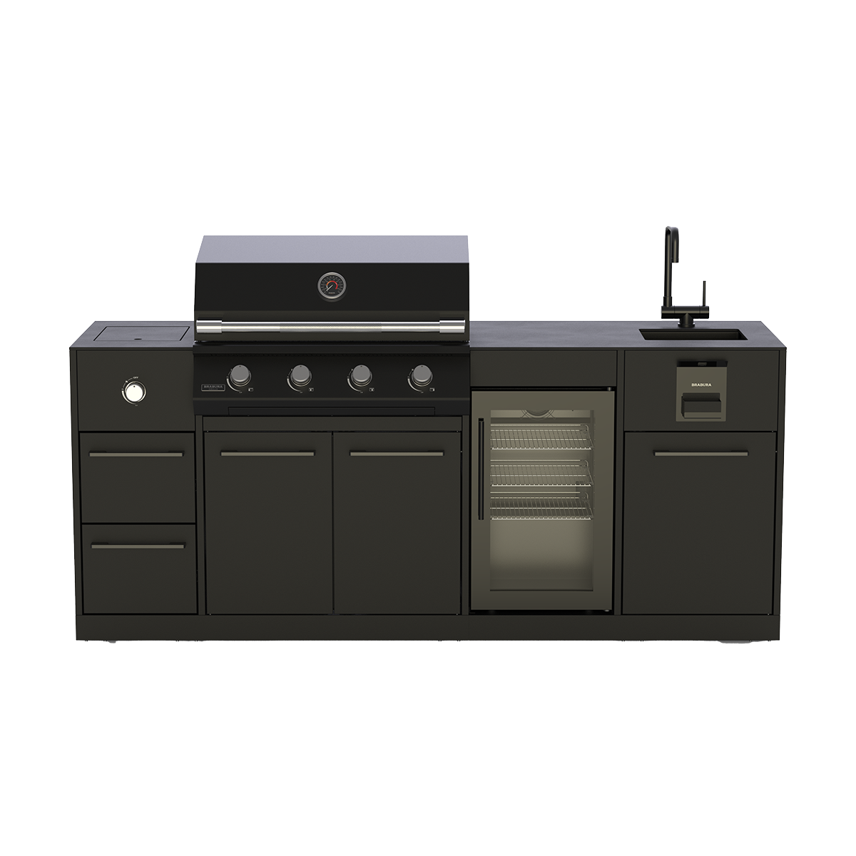 Brabura Lite Series 400 Compact Kitchen - Hog the Oven