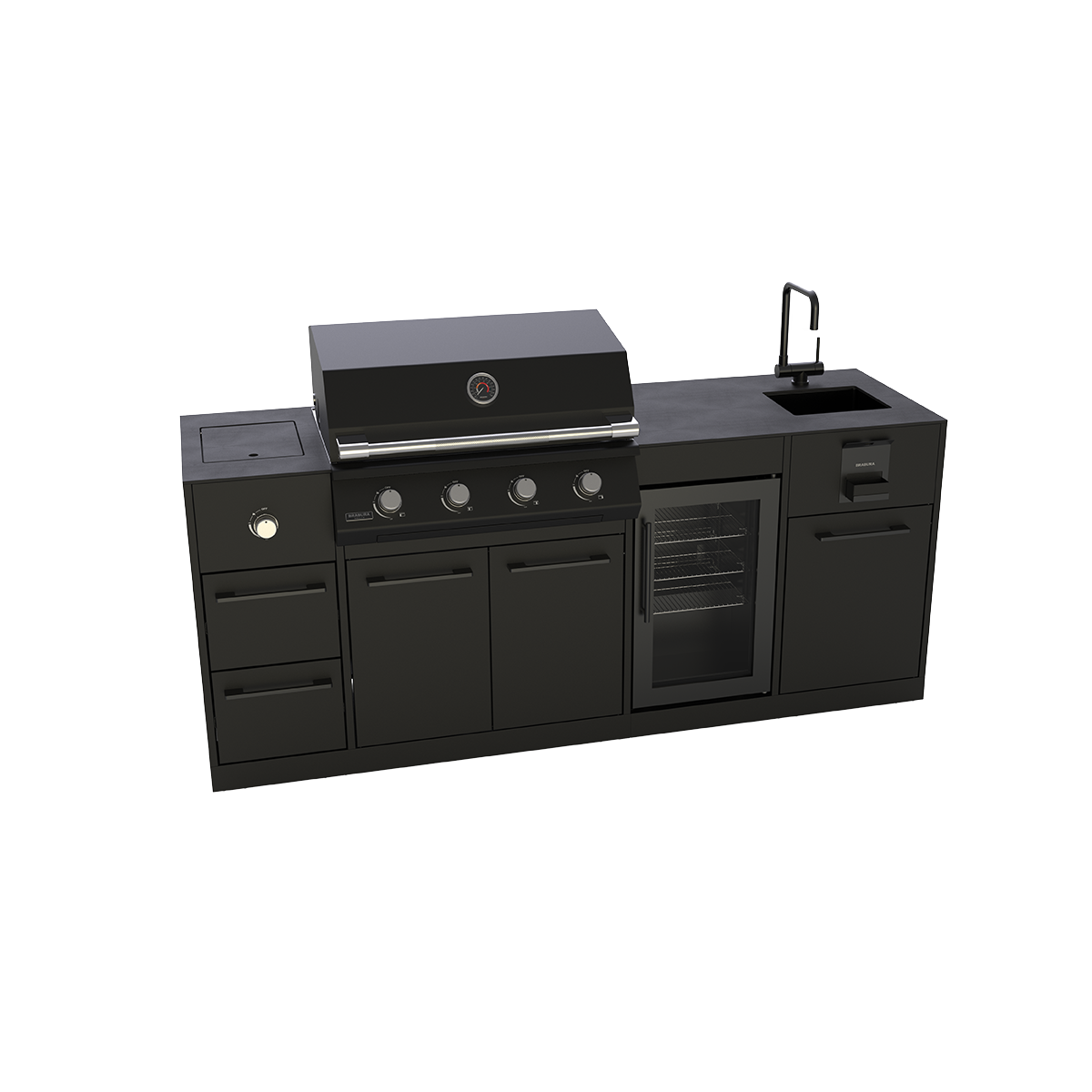 Brabura Lite Series 400 Compact Kitchen - Hog the Oven