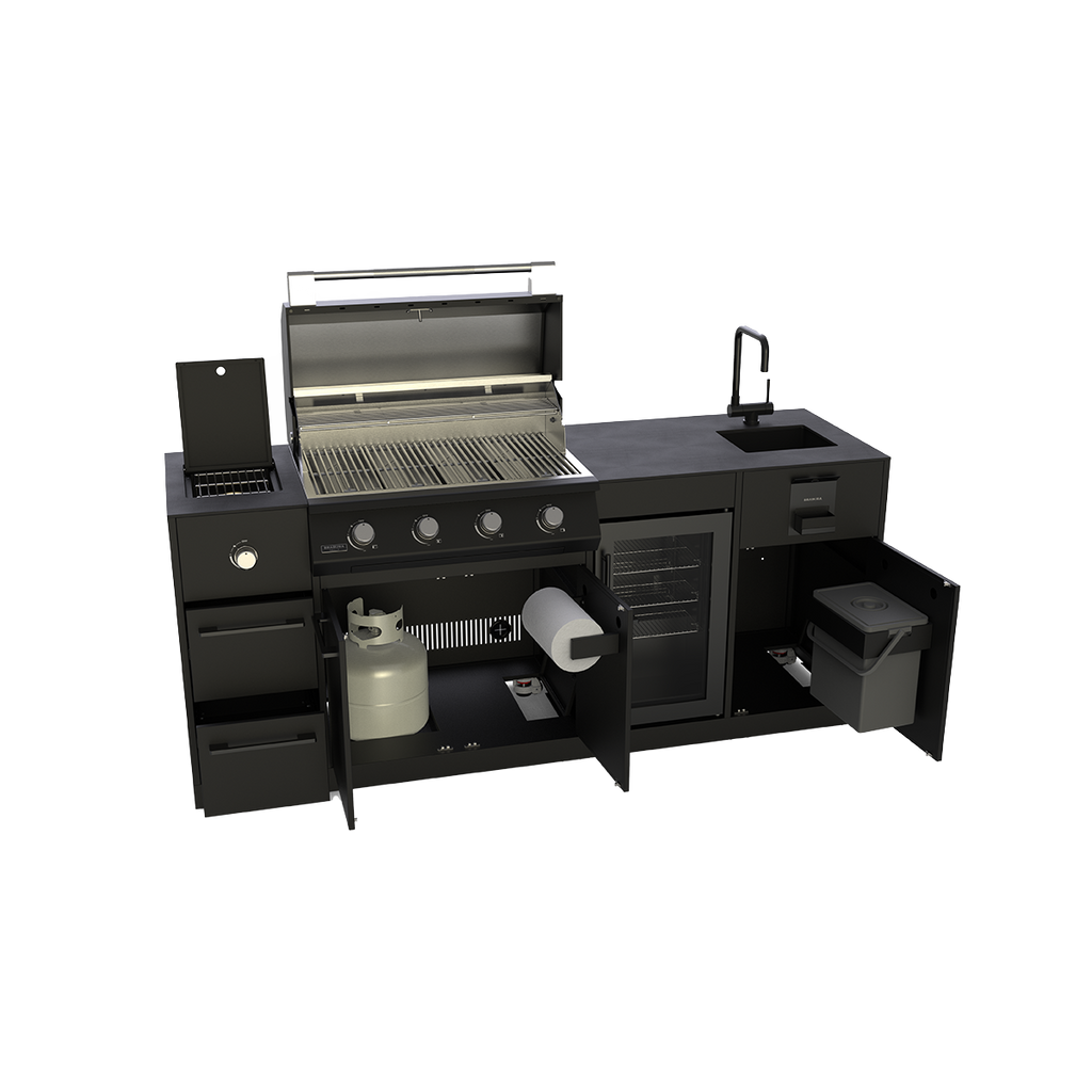 Brabura Lite Series 400 Compact Kitchen - Hog the Oven