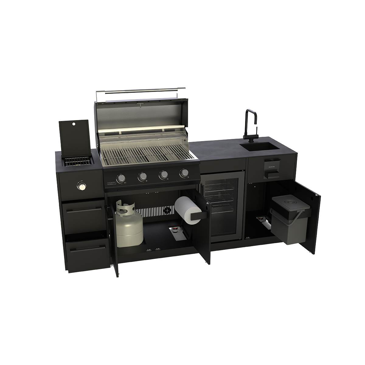 Brabura Lite Series 400 Compact Kitchen - Hog the Oven