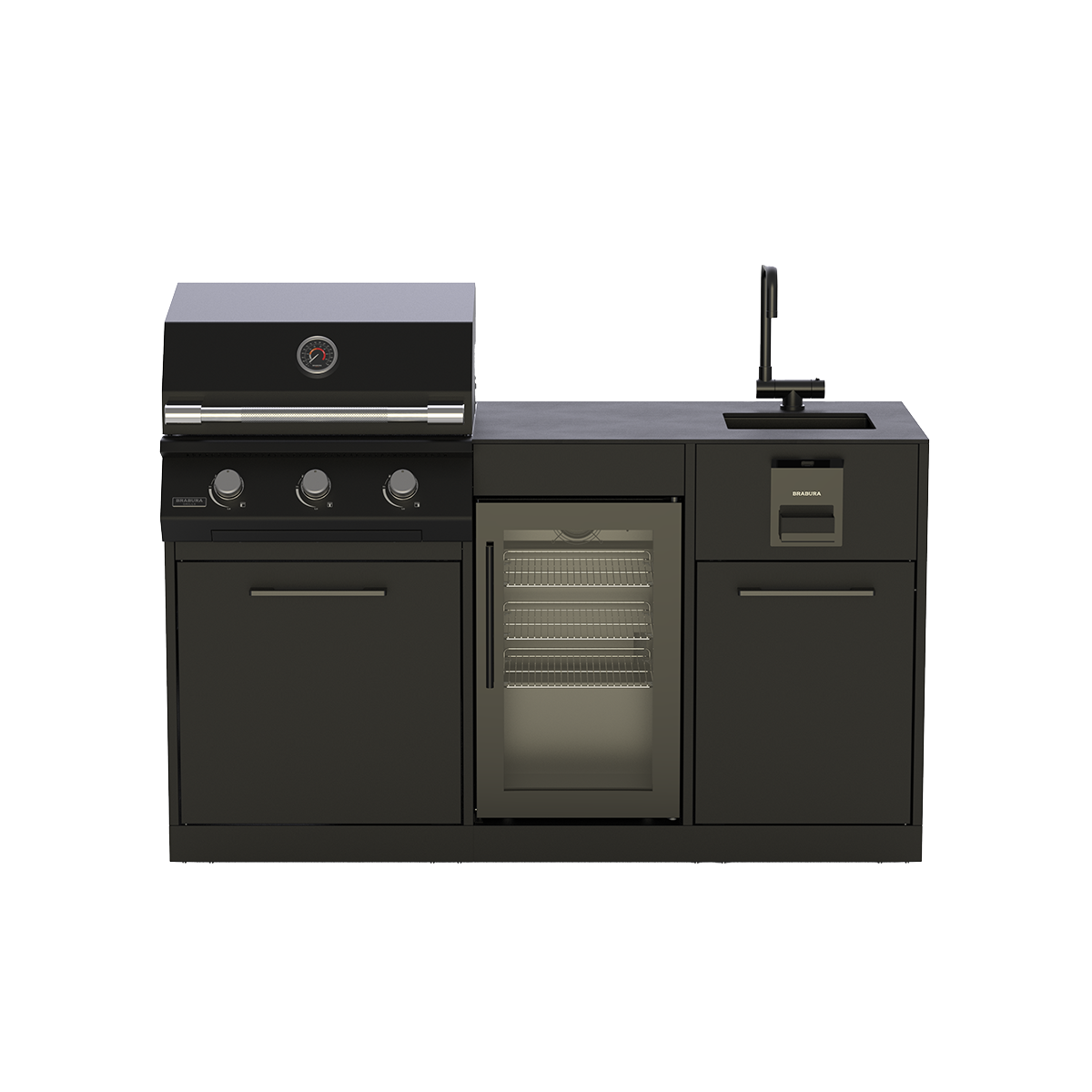 Brabura Lite Series 300 Compact Kitchen - Hog the Oven